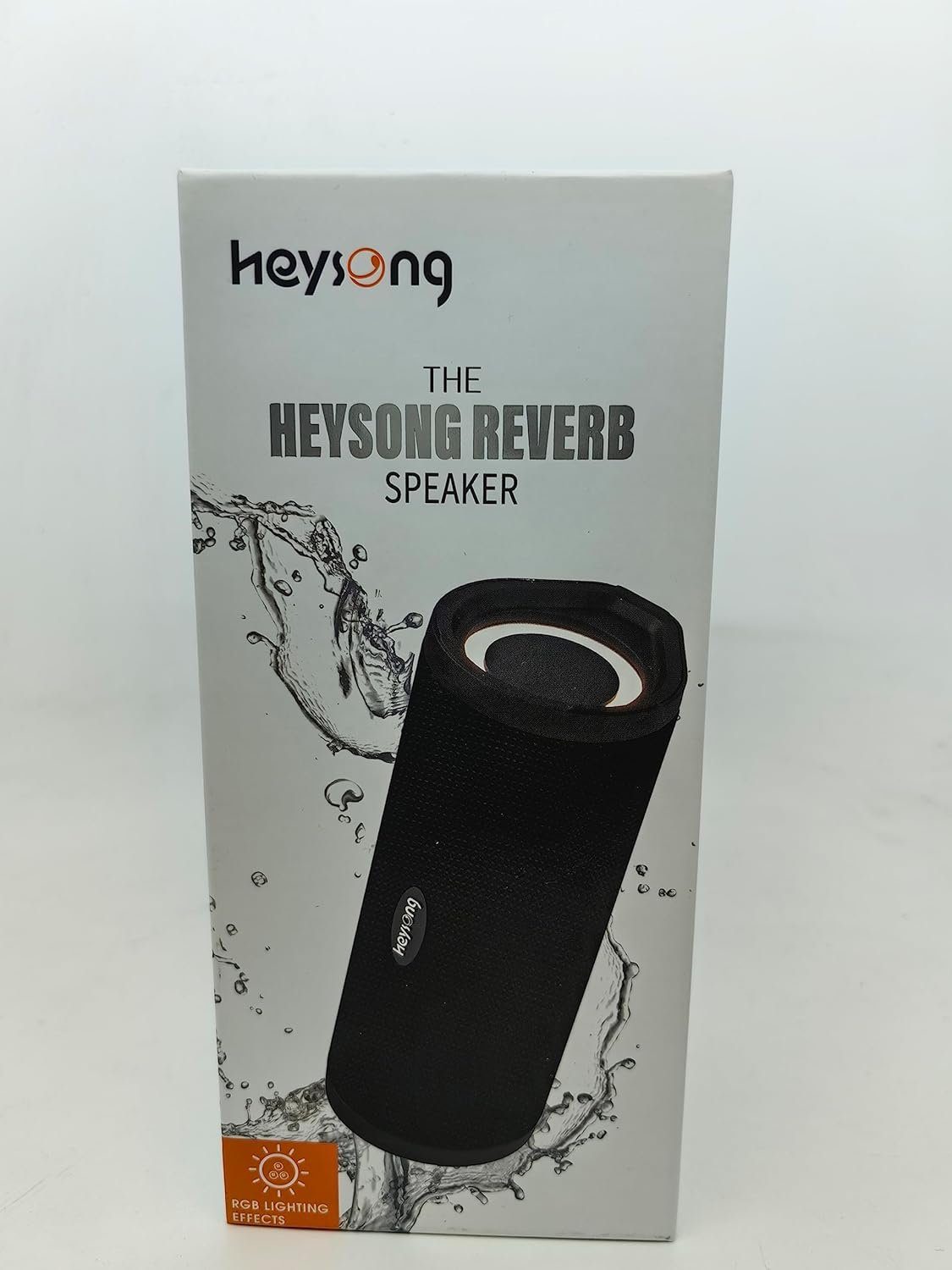 HEYSONG Surround-Sound Lautsprecher (16 W, Bass) 40h Satter Licht Musikbox Tragbarer Akku, mit IPX7 Bluetooth