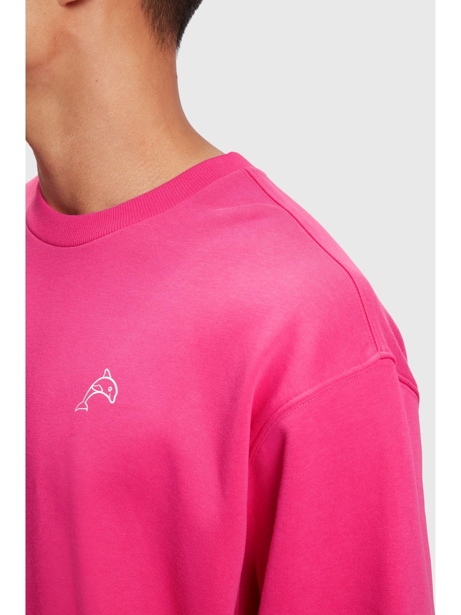 Color Sweatshirt PINK Sweatshirt Esprit Dolphin FUCHSIA (1-tlg)