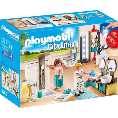 Playmobil® Konstruktions-Spielset Badezimmer (9268), City Life, Made in Germany