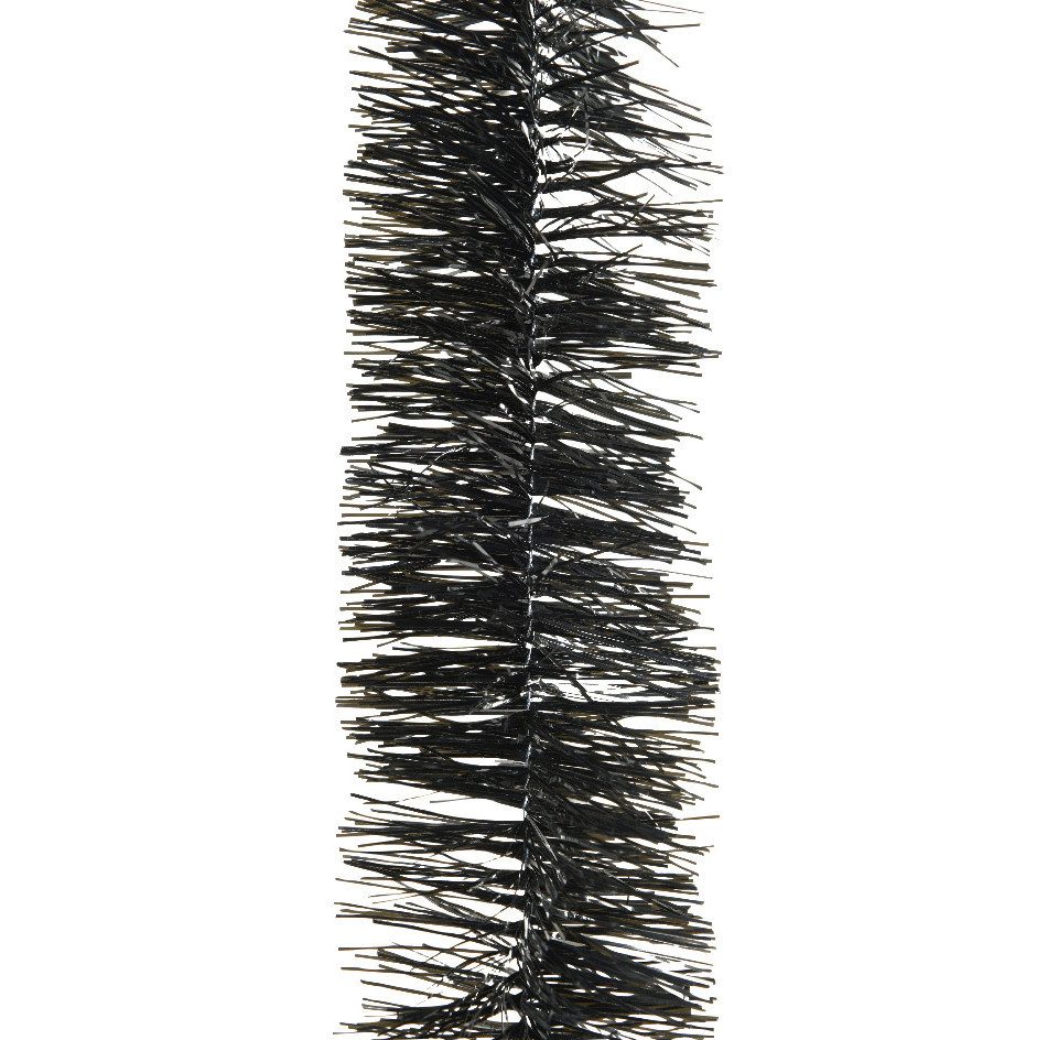 Kaemingk Christbaumschmuck Kaemingk Lametta Girlande schwarz 270 cm