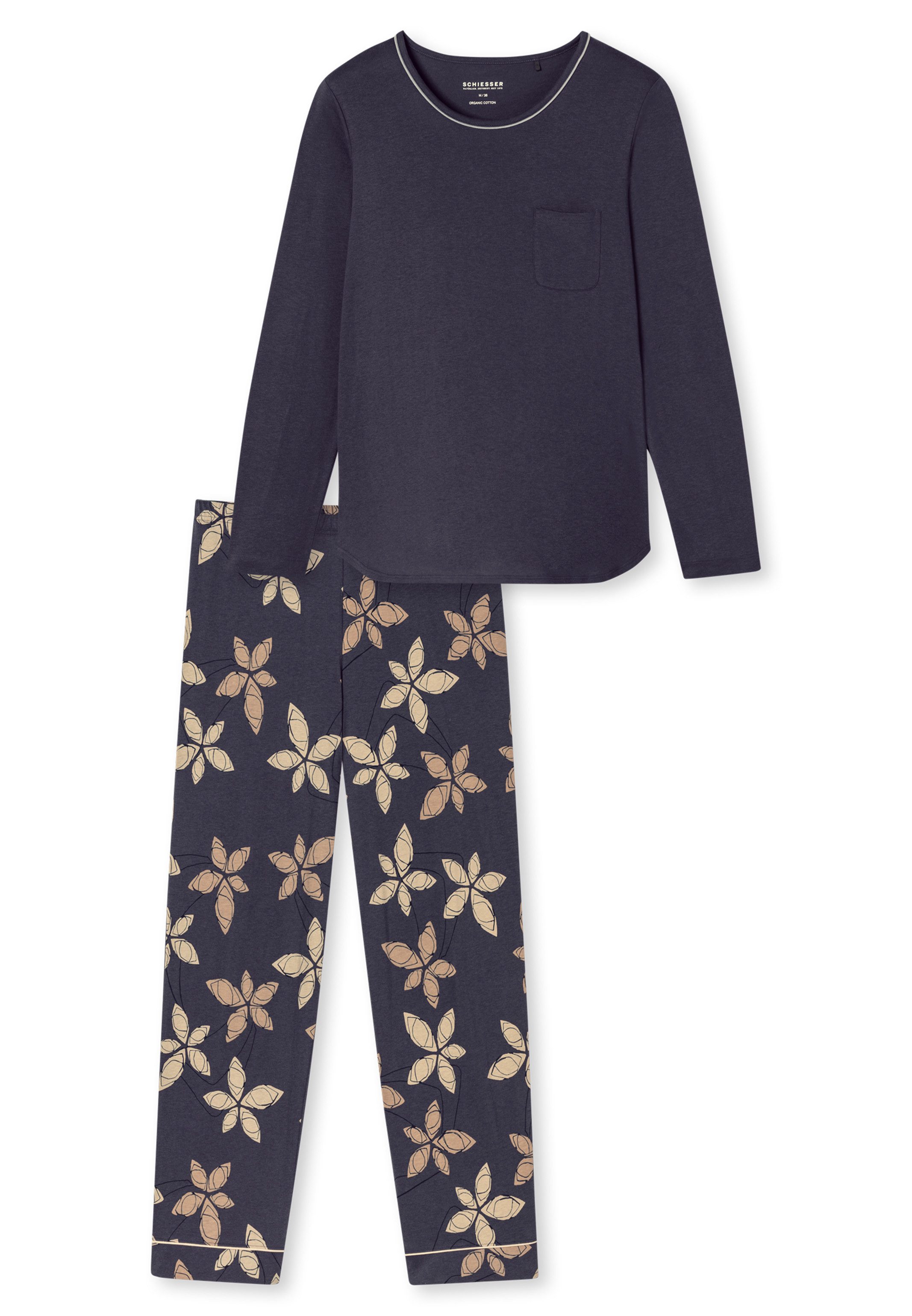 Schiesser Pyjama Comfort Nightwear (Set, 2 tlg) Schlafanzug - Atmungsaktiv günstig online kaufen