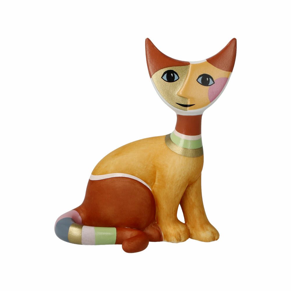 Goebel Dekofigur Goebel Figur Rosina Wachtmeister Katze Pablo, Biskuit-Porzellan, Bunt
