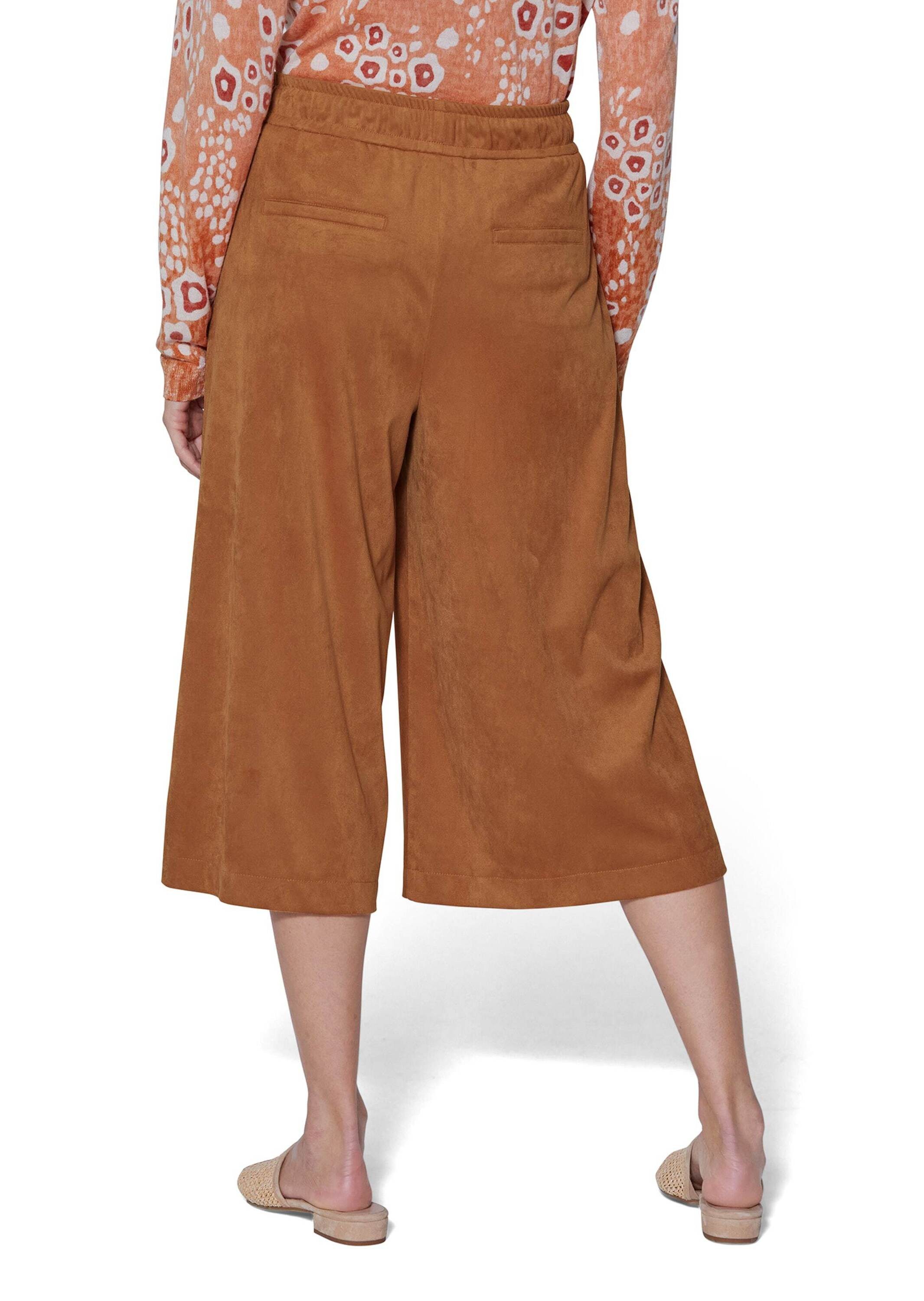 MADELEINE Culotte Weite Velourshose