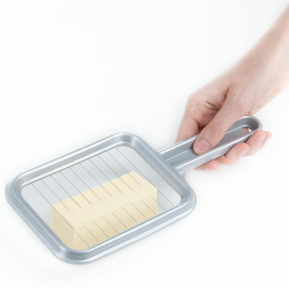 WESTMARK Buttermesser Butterteiler/-portionierer, 25,8 x 11,5 x 1,3 cm Made in Germany, lebensmittelecht, rostfrei
