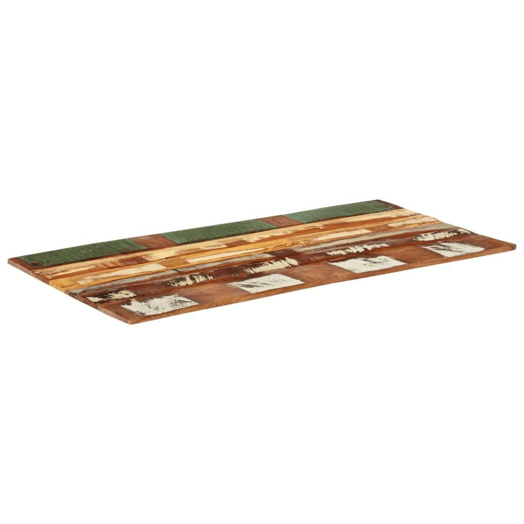 (1 Rechteckig Mehrfarbig Altholz Tischplatte St) 60x120 vidaXL Massiv mm cm Tischplatte 15-16