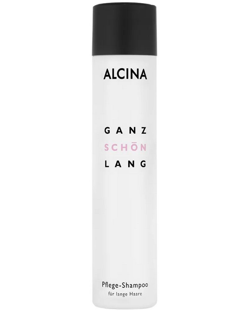 ALCINA Haarshampoo ALCINA Ganz Schön Lang Pflege Shampoo (250 ml) - für langes Haar, Packung, Revitalisierendes Shampoo für lange, strapazierte Haare.