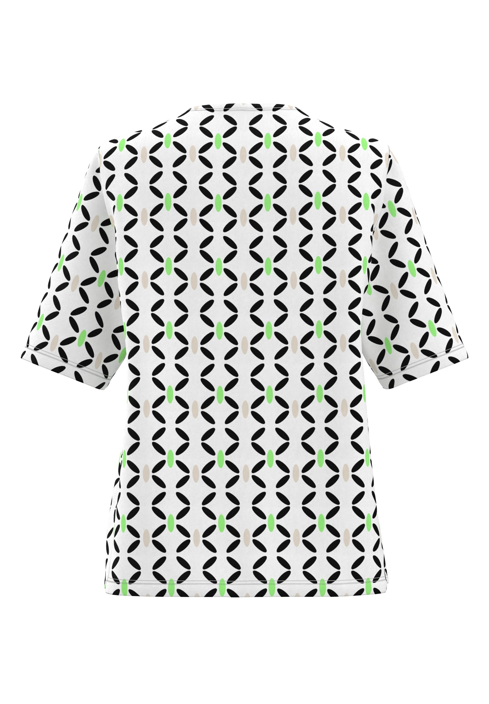FRANK WALDER Blusenshirt mit Grafik-Muster günstig online kaufen