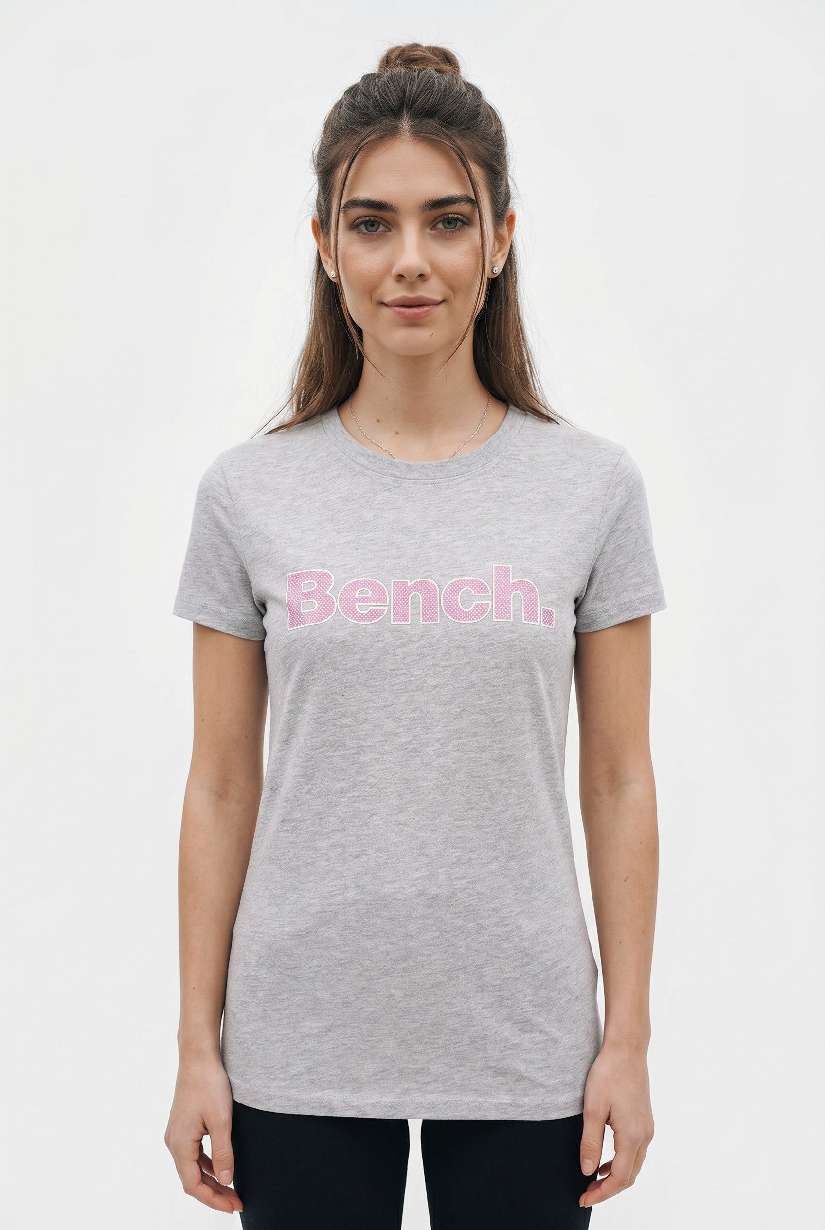 Bench. Kurzarmshirt LEORA figurbetonte Passform, mit Rundhalsausschnitt