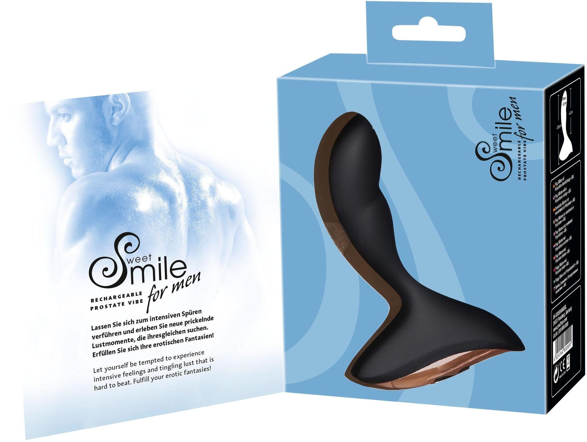 Sweet Smile Smile Stimulation Prostata Vibrator, P-Punkt Analvibrator