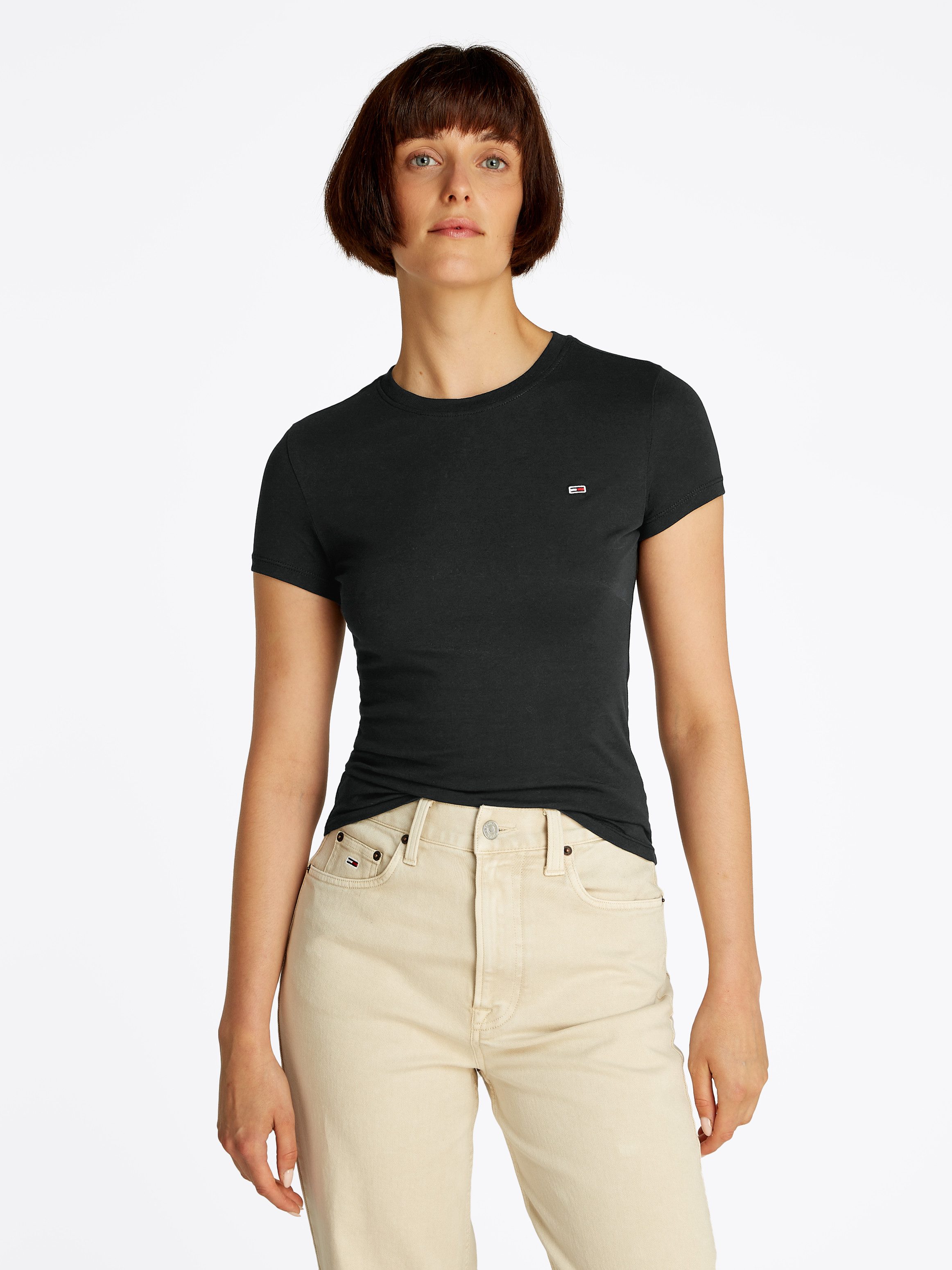 Tommy Jeans T-Shirt TJW SLIM C-NECK günstig online kaufen