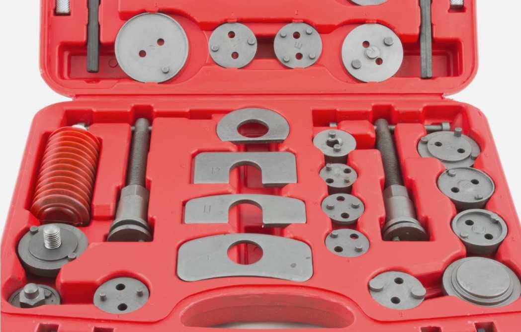 Falon-Tech Demontagewerkzeug Bremskolbenrücksteller Bremsenkolben Rücksteller Werkzeug Satz Set, (35-tlg) – Bild 4 von 4