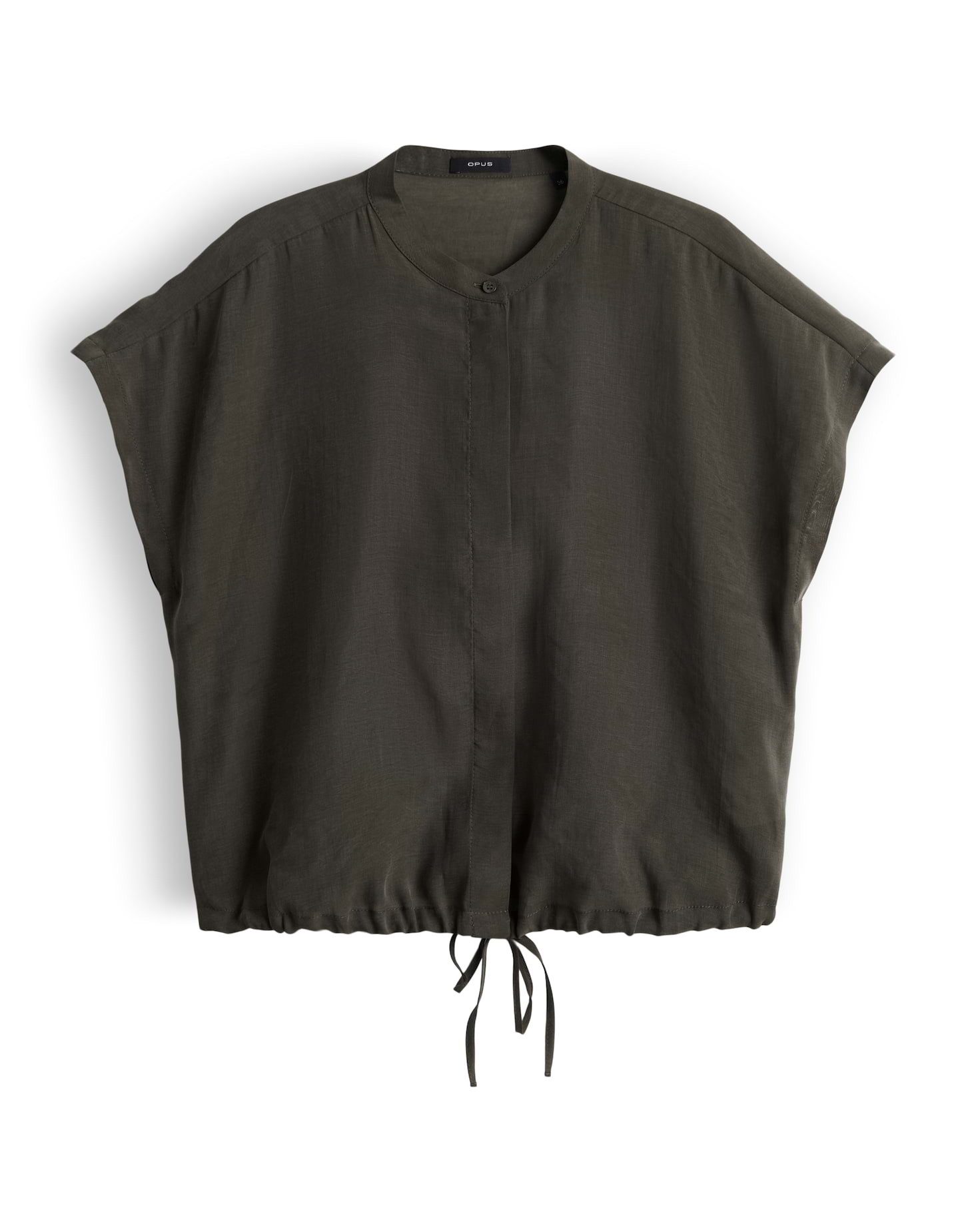 OPUS Shirtbluse Fadell aus leichter Webware mit dezenter Struktur Der Tunnelzug im Saum gibt dem Look eine variable Form