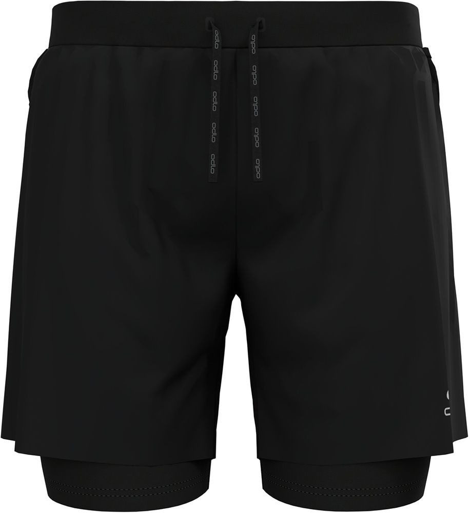 Trainingsshorts Odlo Herren Laufshort 2-in-1 Short X-Alp Trail 6 Inch 323452