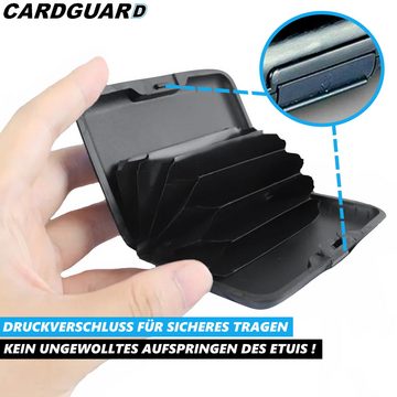 MAVURA Kartenetui CARDGUARD Kreditkartenetui Aluminium RFID NFC Schutz Kreditkartenhülle, Geldbörse Kartenhülle Portemmonaie Geldbeutel Portmonee