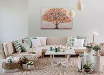 KUNSTLOFT Gemälde Baum der Erinnerung 100x70 cm, Leinwandbild 100% HANDGEMALT Wandbild Wohnzimmer