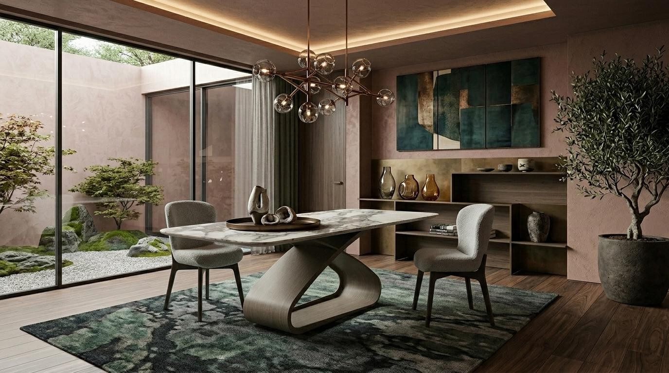 Xlmoebel Esszimmer-Set Esstisch 2x Stühle Stil modern weiß Esszimmer komfortabel, (3-St., 1x Tisch, 2x Stühle)