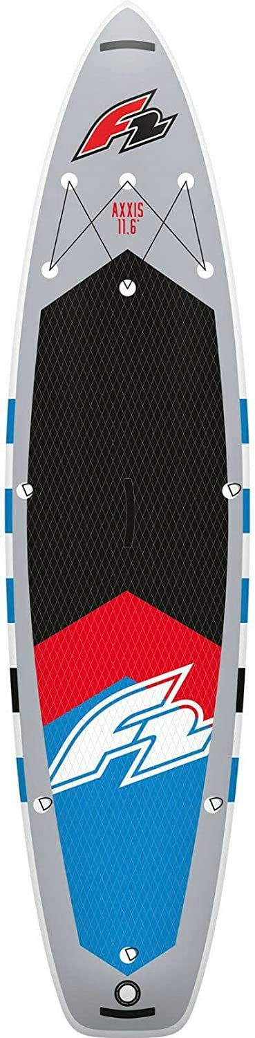 F2 Inflatable SUP-Board Axxis 11,6 grey, (Packung, 5 tlg)