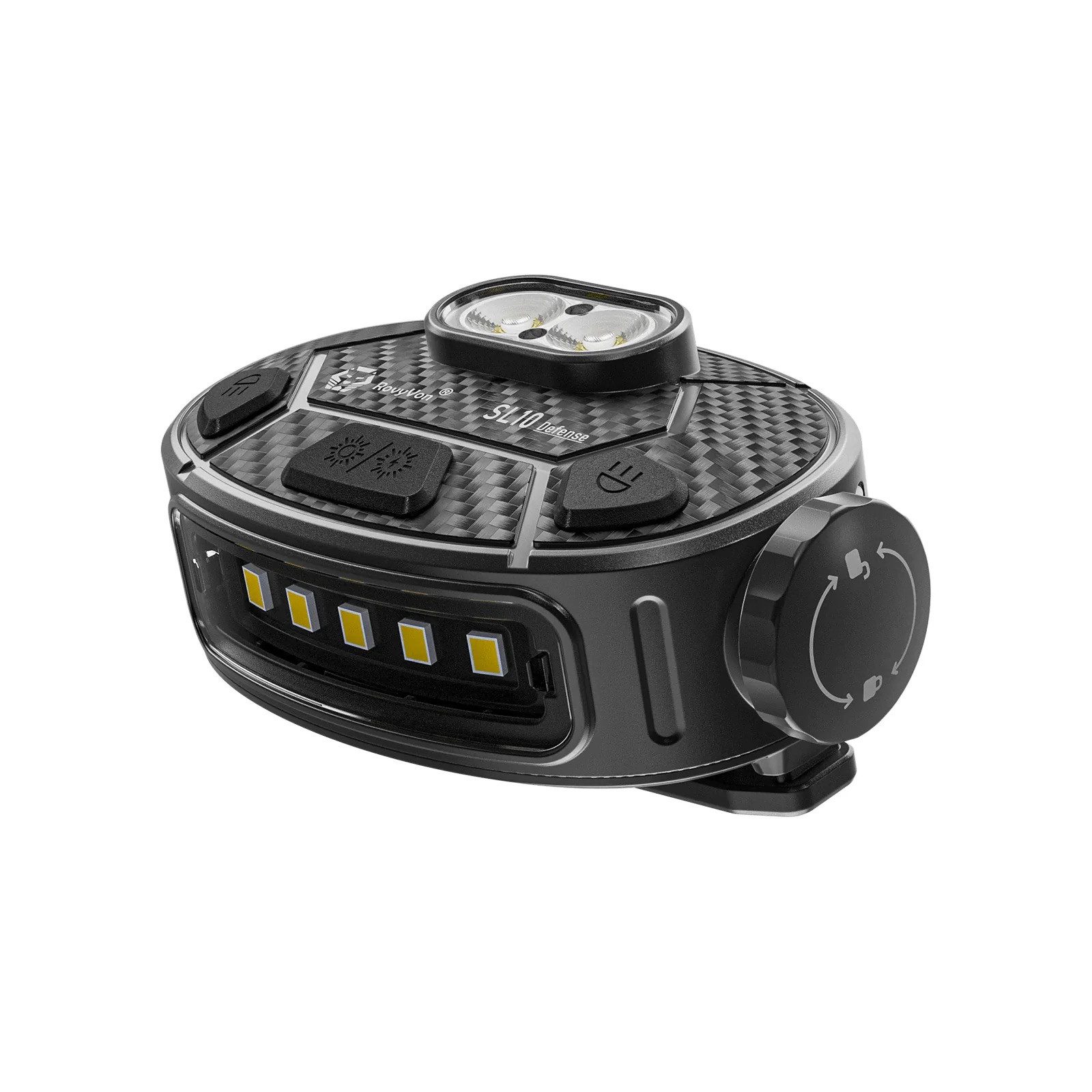 RovyVon Taschenlampe SL10 Clip-on AA – Kompakte Sicherheits-EDC mit AA-Power (1-St)