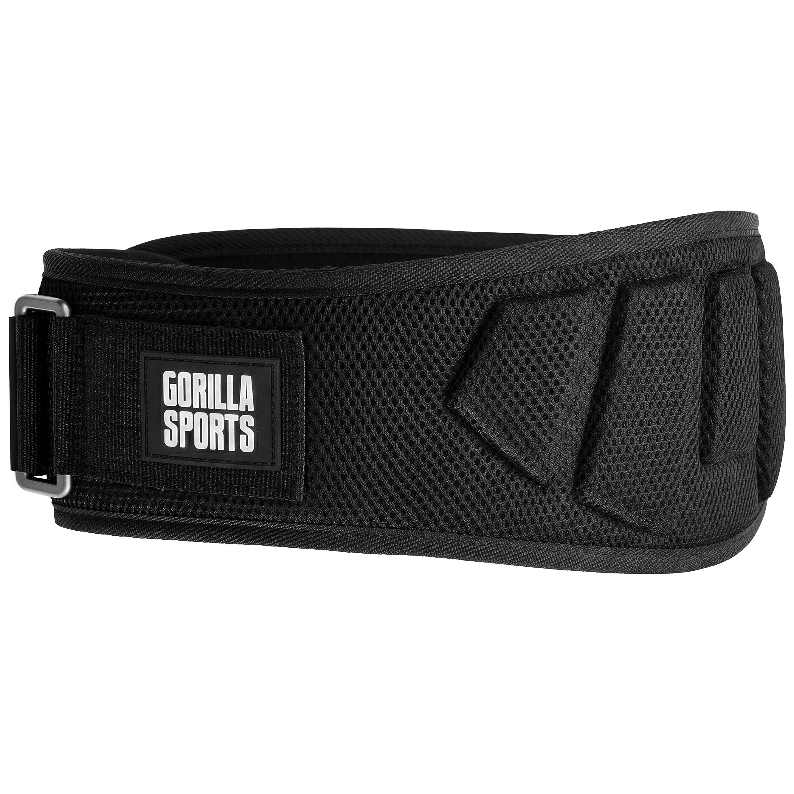 Ledergürtel Gewichthebergürtel Neopren Klettverschluss S–XL