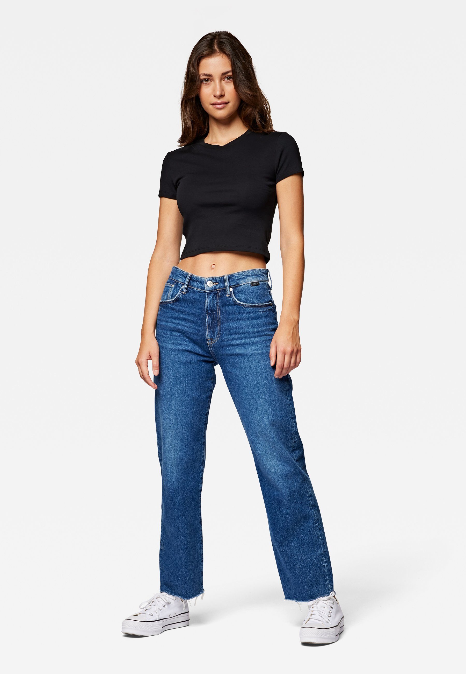 Mavi T-Shirt CREW NECK BASIC TEE Basic Crop Top