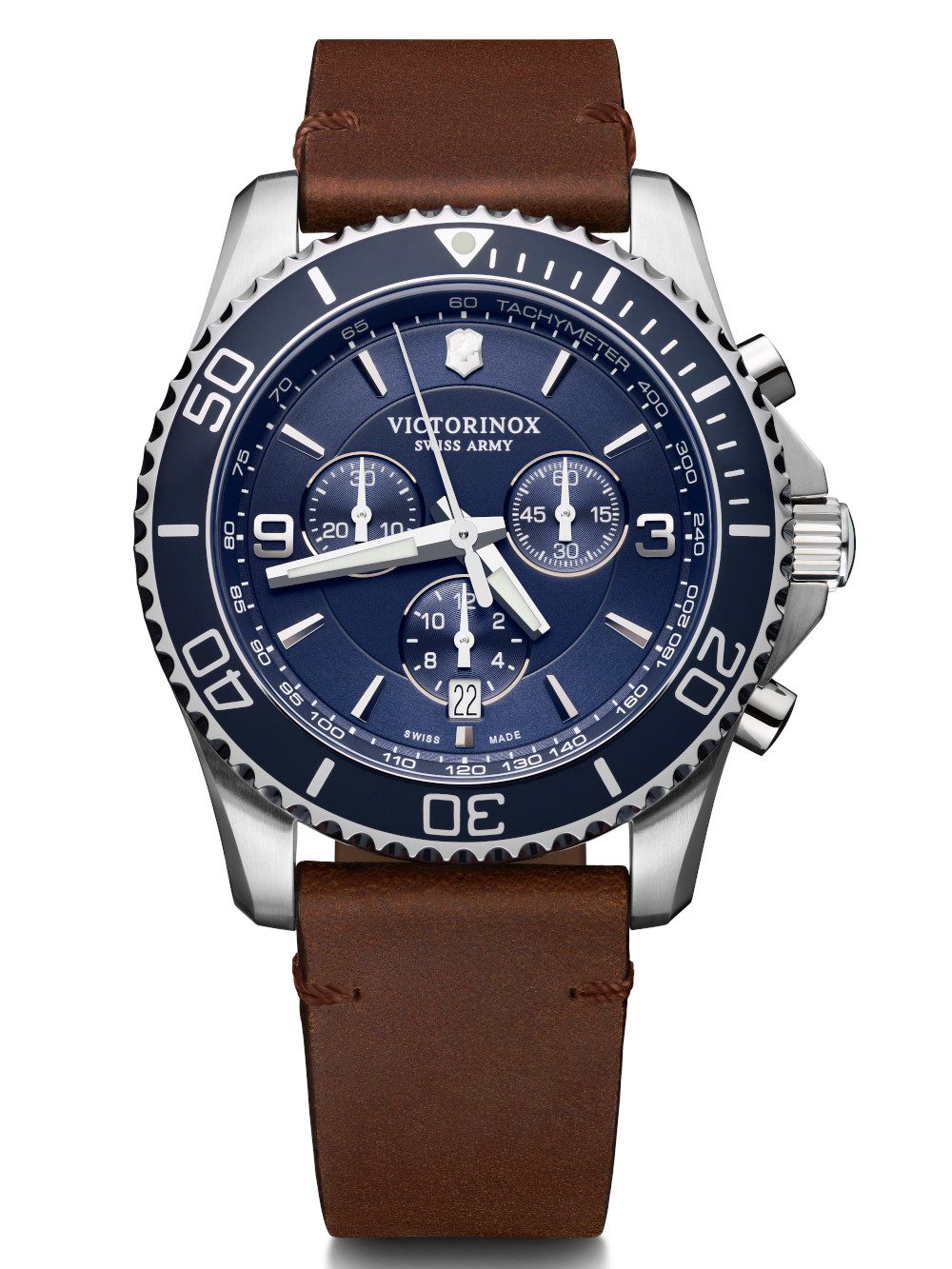 Quarzuhr Victorinox 241865 Maverick Chronograph Herrenuhr 43mm 10ATM Victorinox 241865 Maverick Chronograph Herrenuhr 43mm 10ATM