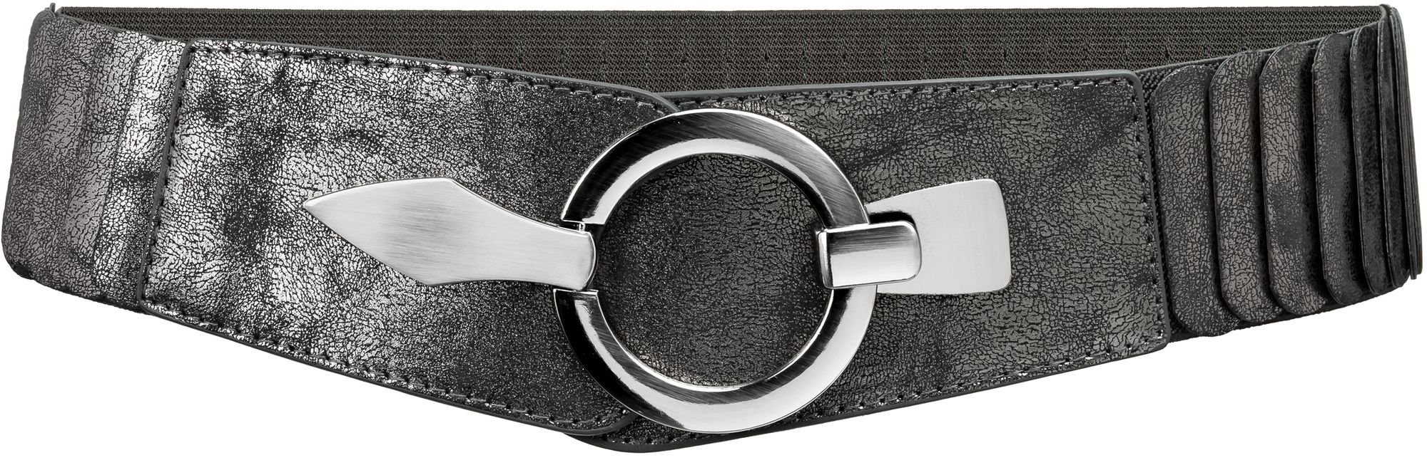 Caspar Taillengürtel GU300 Damen elastischer breiter Stretch Gürtel günstig online kaufen