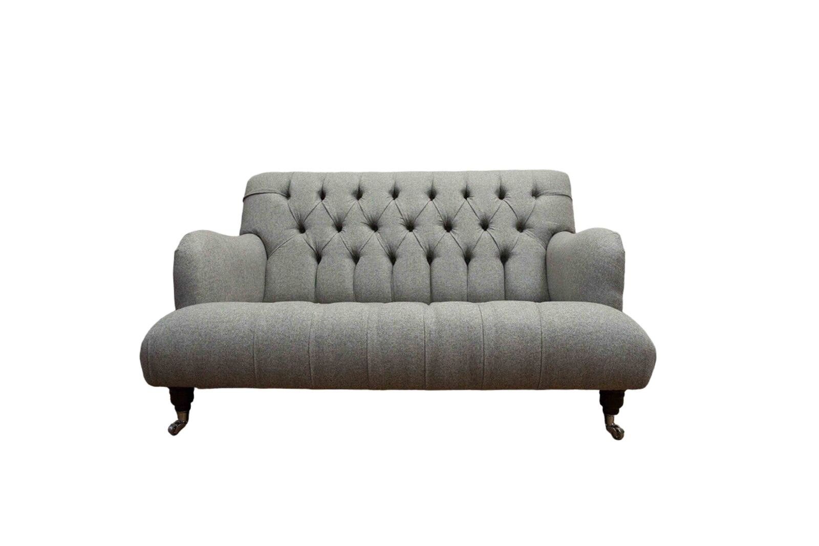 JVmoebel Made Chesterfield In Sofa Europe Dreisitzer Sofa Luxus Möbel Sitzer Blau Couchen, Design 3