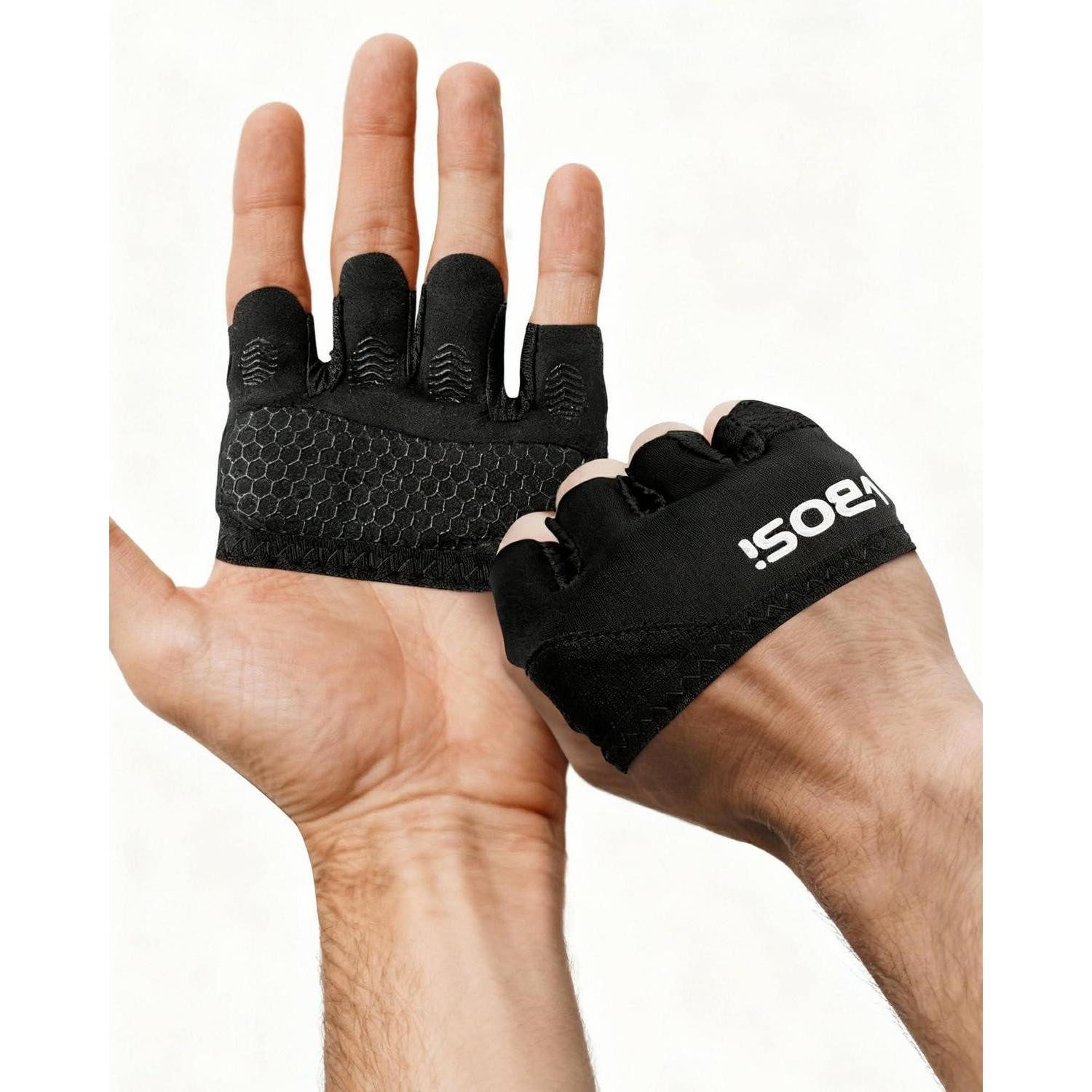LuxusKollektion Trainingshandschuhe Fitness Handschuhe Schwarz L (1-St)
