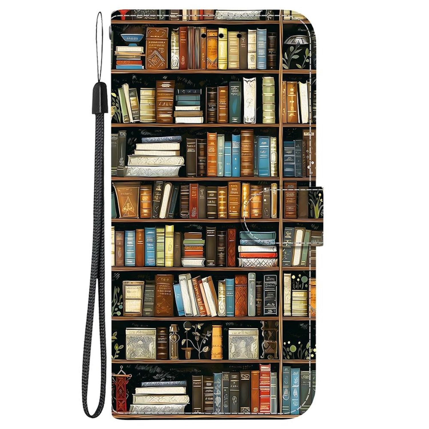 Wigento Smartphone-Hülle Für Xiaomi Redmi 15C 5G / 4G / Poco C85 Design Kunstleder Wallet Hülle, Kunst-Leder Schutzhülle magnetischer Verschluss