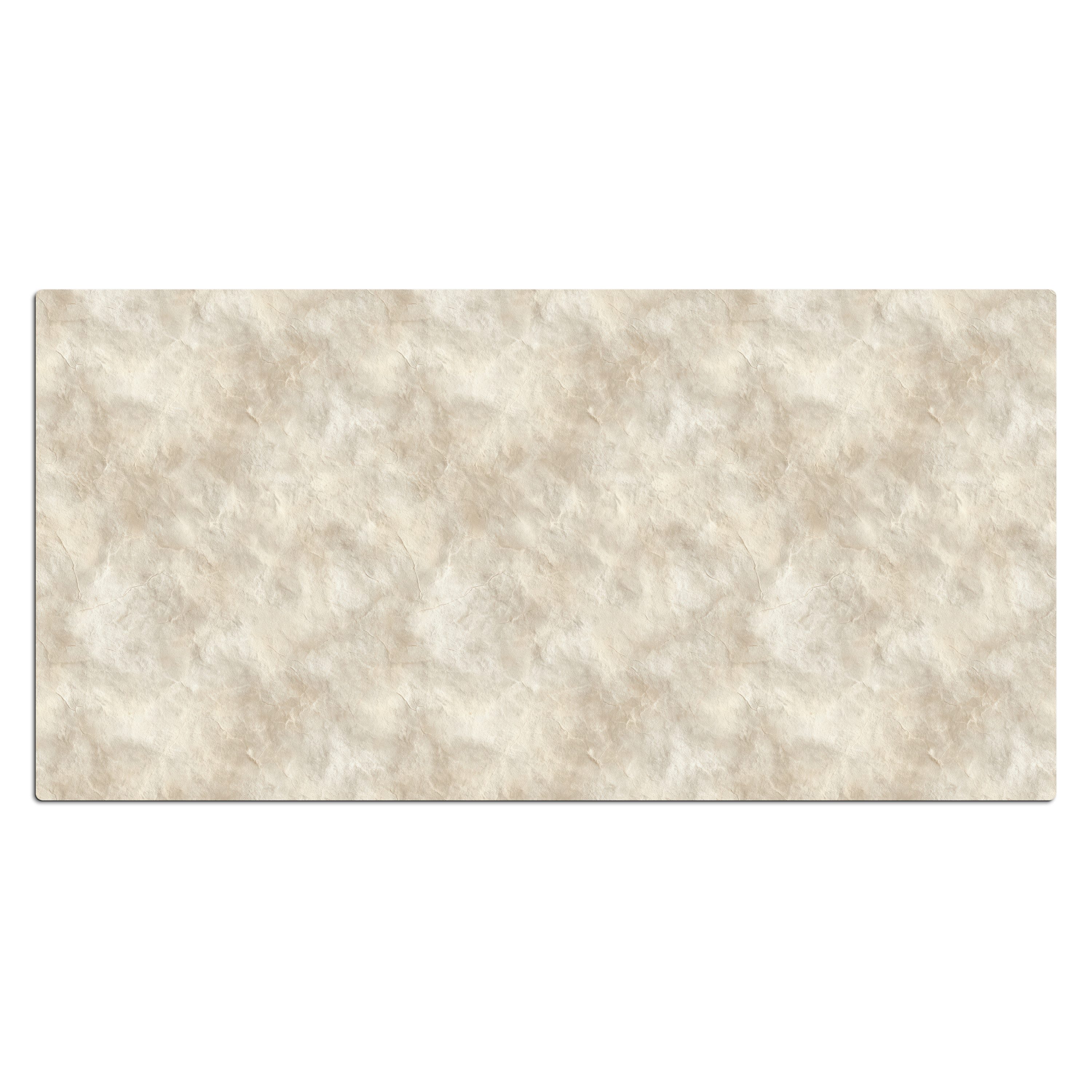 MuchoWow Gaming Mauspad Beige - Reliefstruktur - Naturstein (1-St), Gaming Mauspad XXL, Schreibtischunterlage, Desk Mat Groß, 80x40 cm – Bild 2 von 5