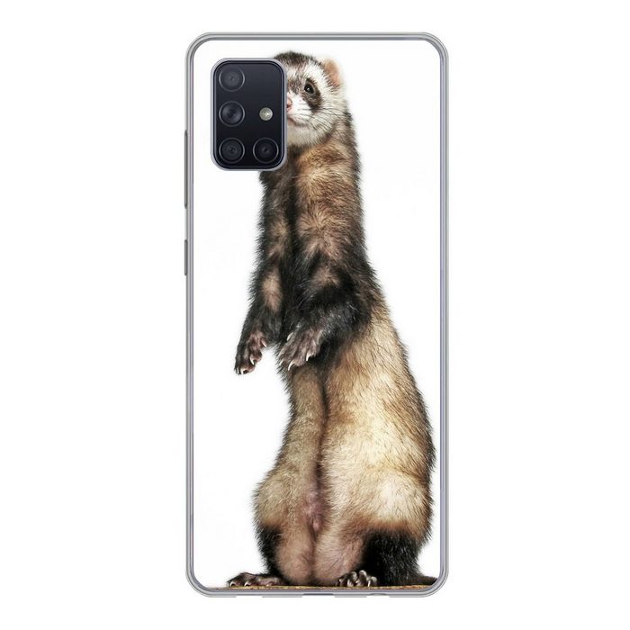 MuchoWow Handyhülle Frettchen - Tiere - Fell Phone Case Handyhülle Samsung Galaxy A71 Silikon Schutzhülle