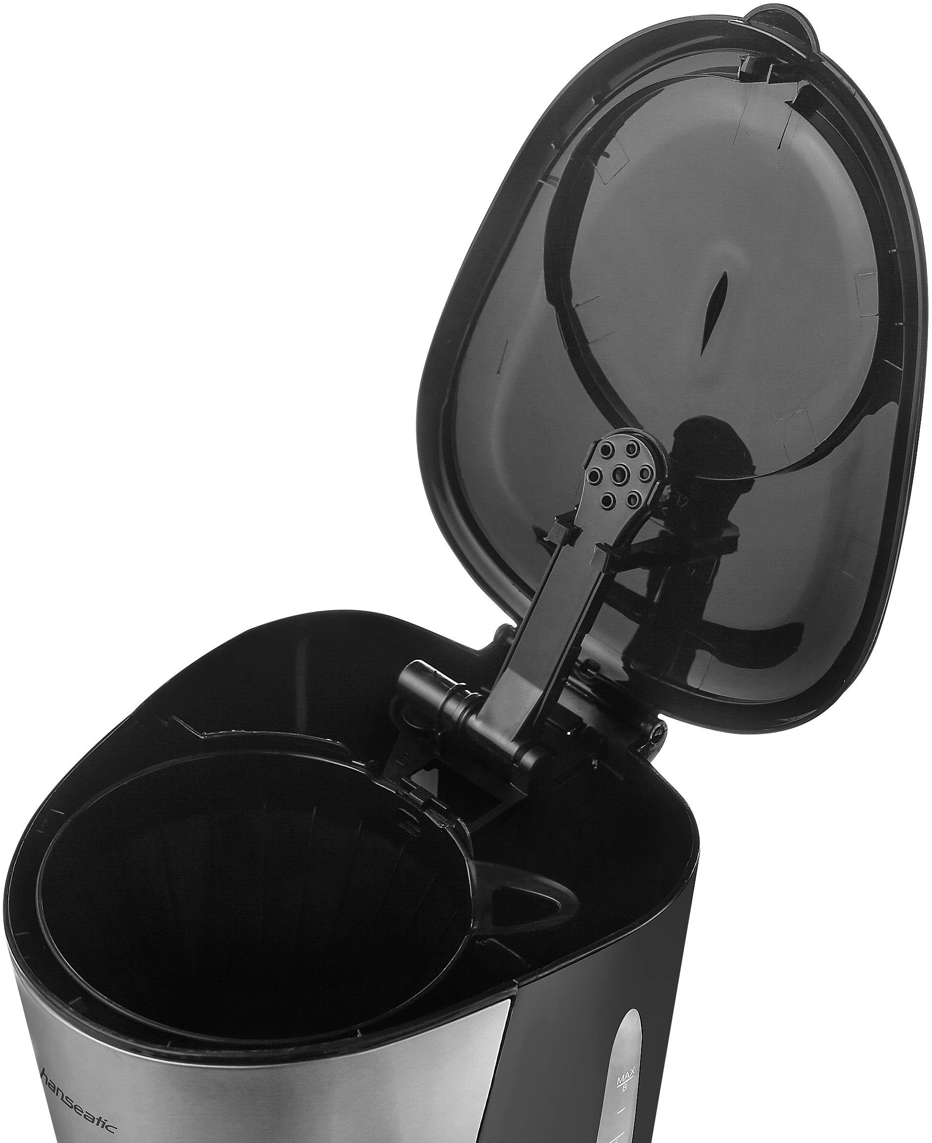Hanseatic Filterkaffeemaschine HCM9001TJSD, 1l Kaffeekanne, Papierfilter 1x4, mit Edelstahl-Thermokanne