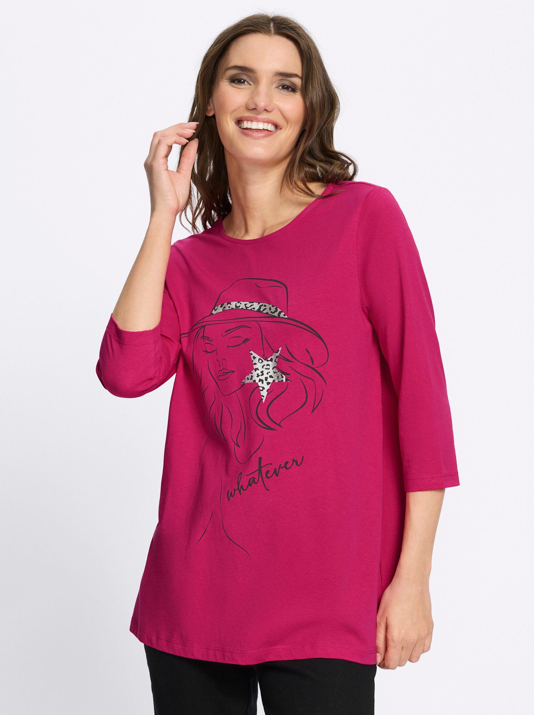 Sieh an! T-Shirt Longshirt 3/4-Arm