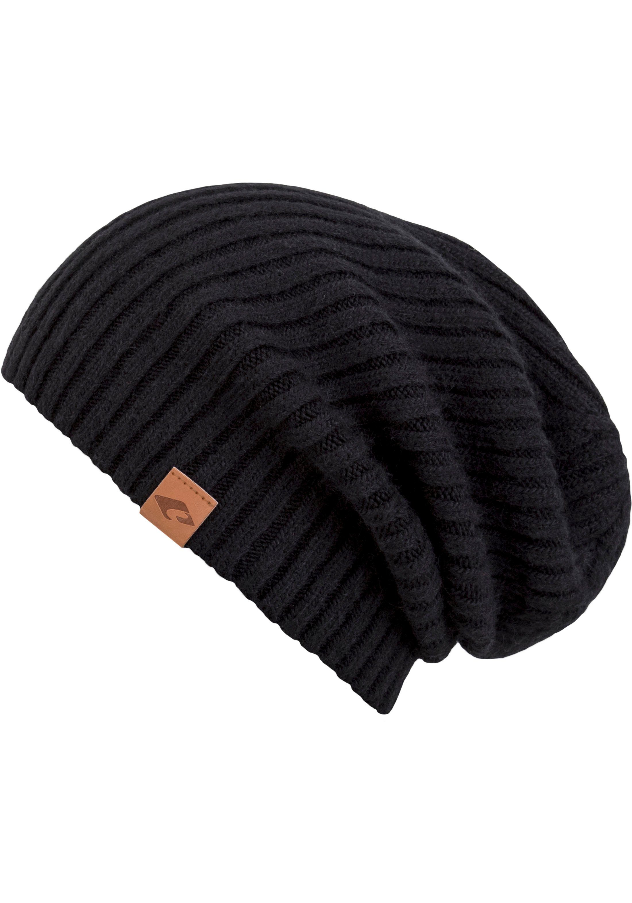 chillouts Beanie Justin Hat mit Chillouts-Logo am Saum