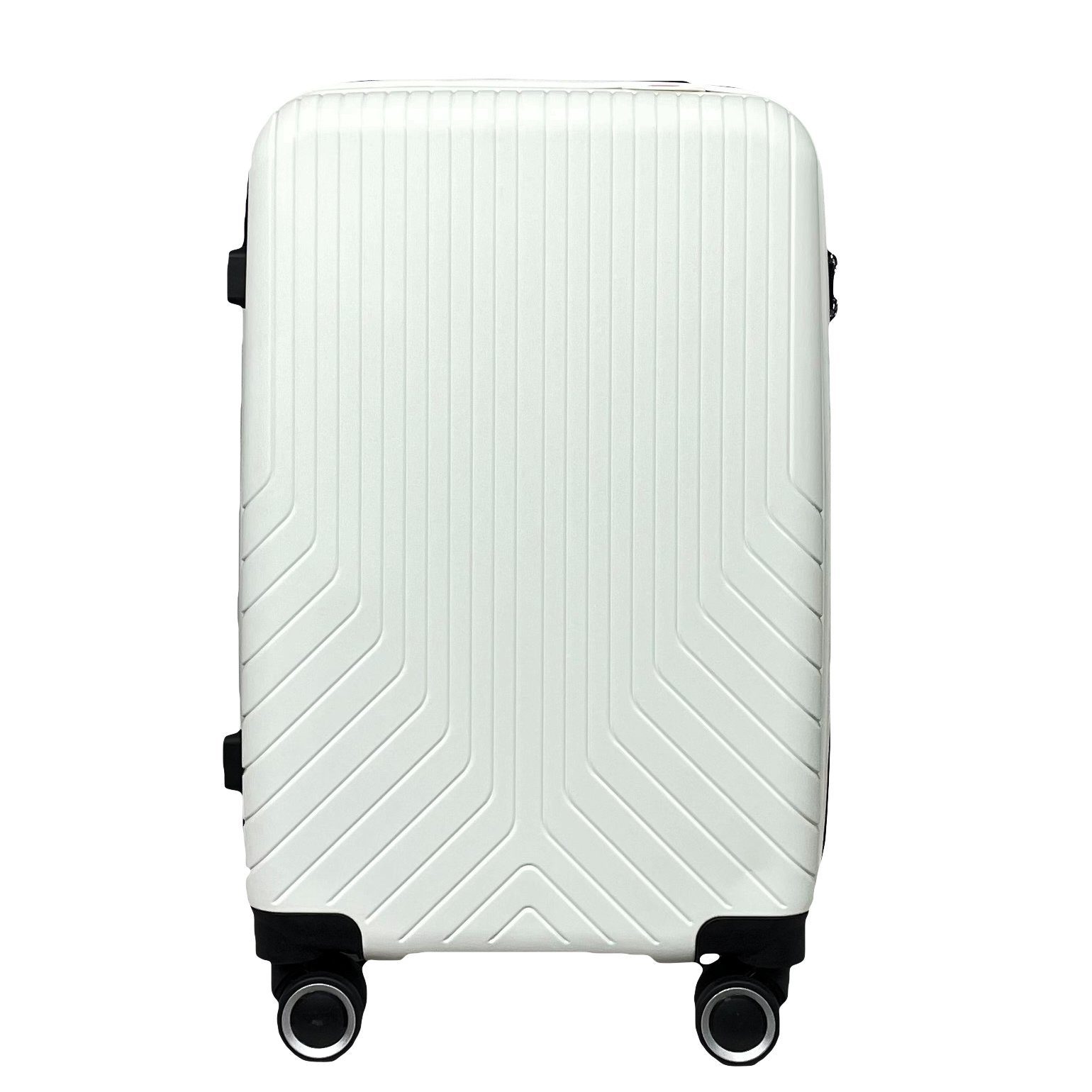 Koffer Weiß Reisetasche Tasche M/L/XL/XXL/4er Handgepäck Set Koffer Reisekoffer MTB