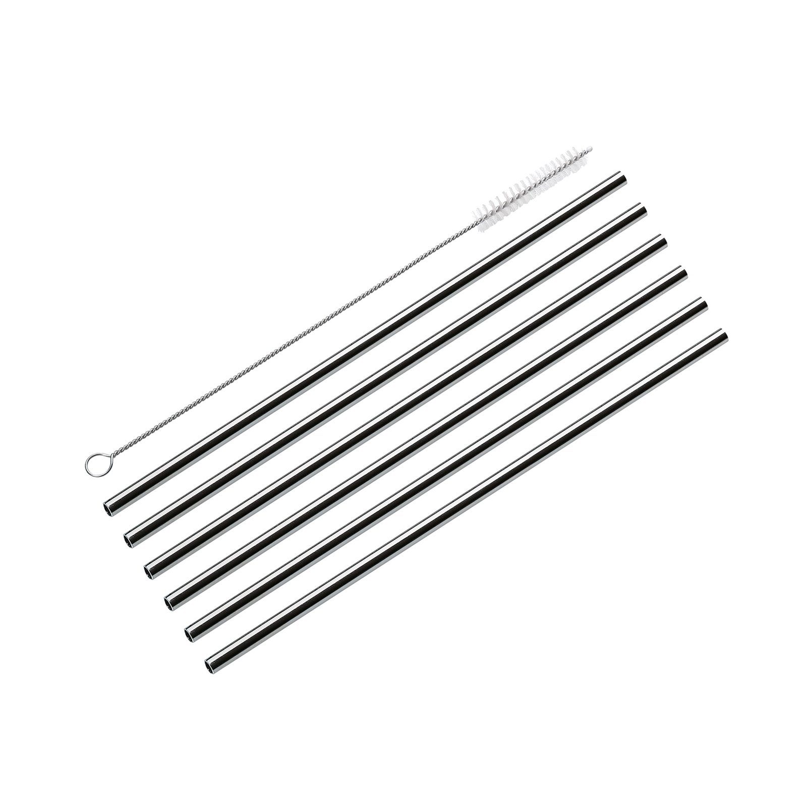 Trinkhalme Trinkhalme 6er-Set STEEL gerade