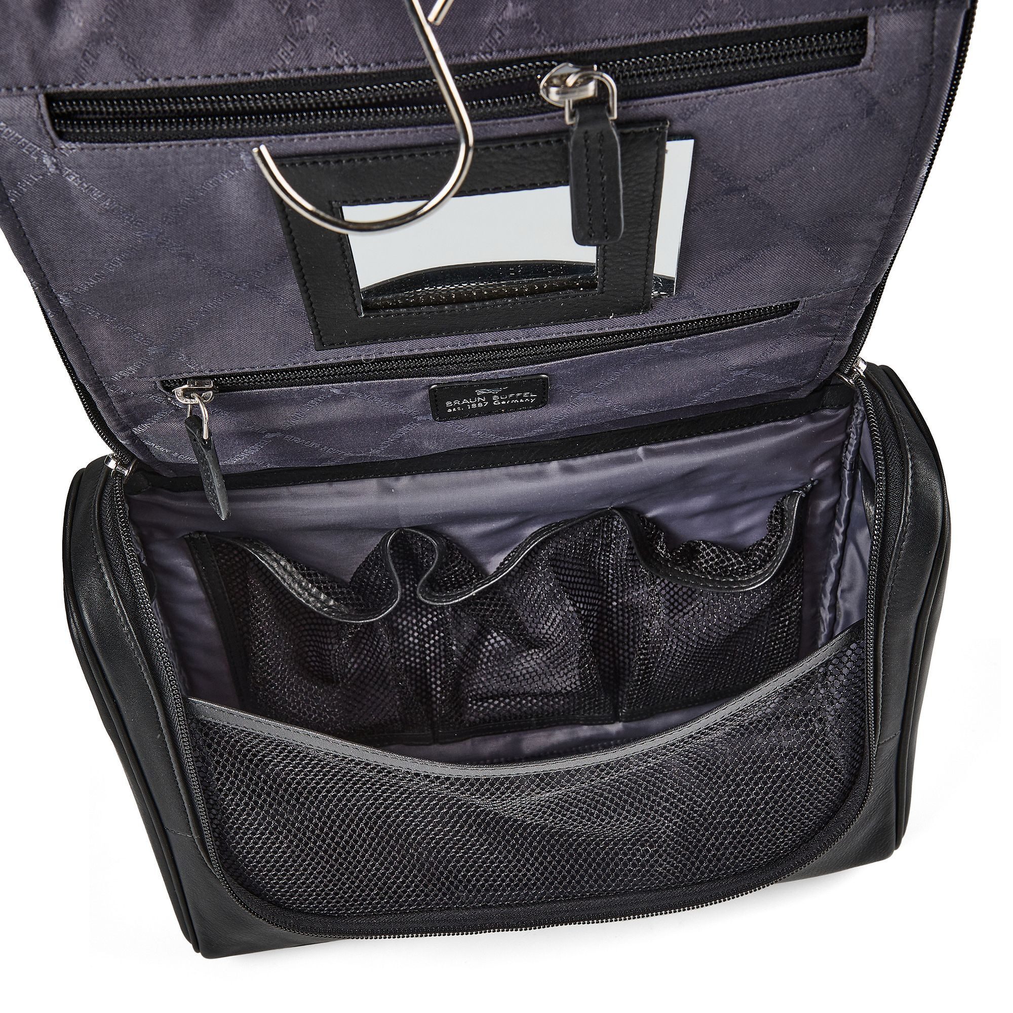 Braun Büffel Kulturbeutel Golf 3.0, Leder