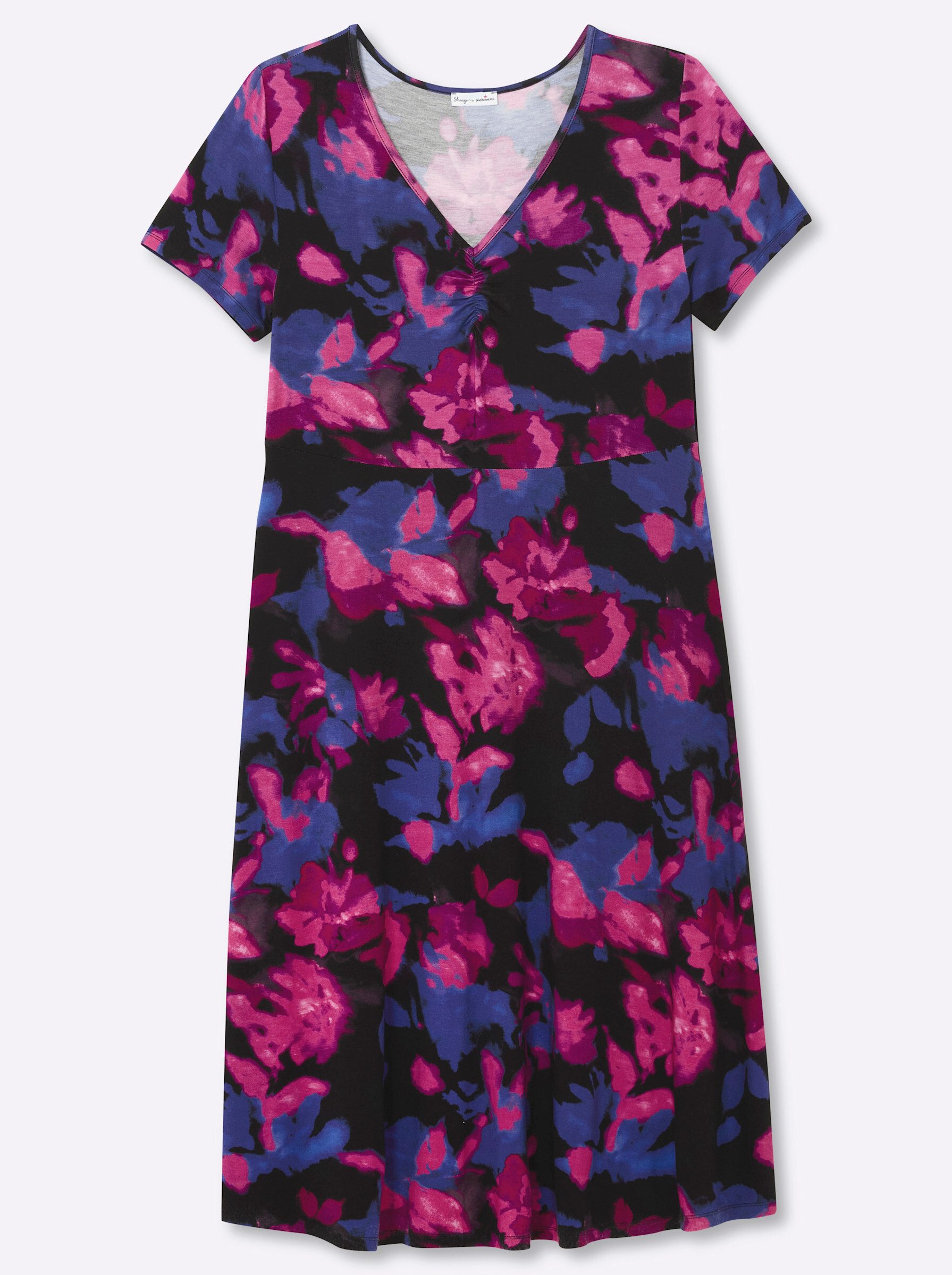 sheego by Joe Browns Jerseykleid Jersey-Kleid Kurzarm