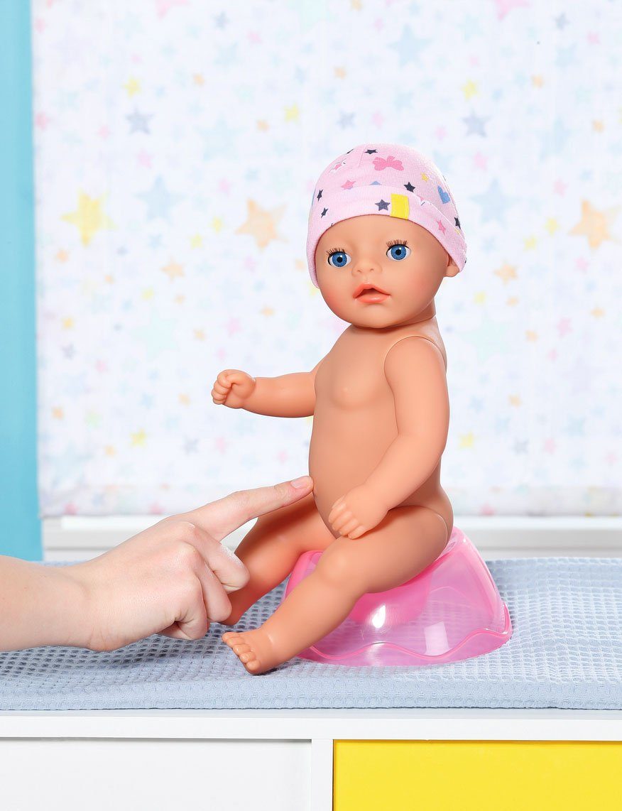 Soft cm, mit Girl, lebensechten Touch Baby Babypuppe Creation® Funktionen Zapf Little Born 36