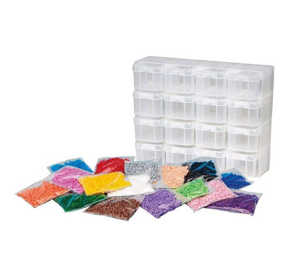 Thumbnail - Hama Bügelperlen Hama Sortierbox, gefüllt mit 16.000 Midi-Bügelperlen