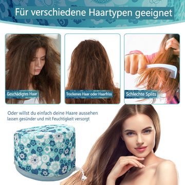 MAEREX Duschhaube (Elektrische Haarpflege Kappe beheizbar), 3 Stufen Temperaturregelung