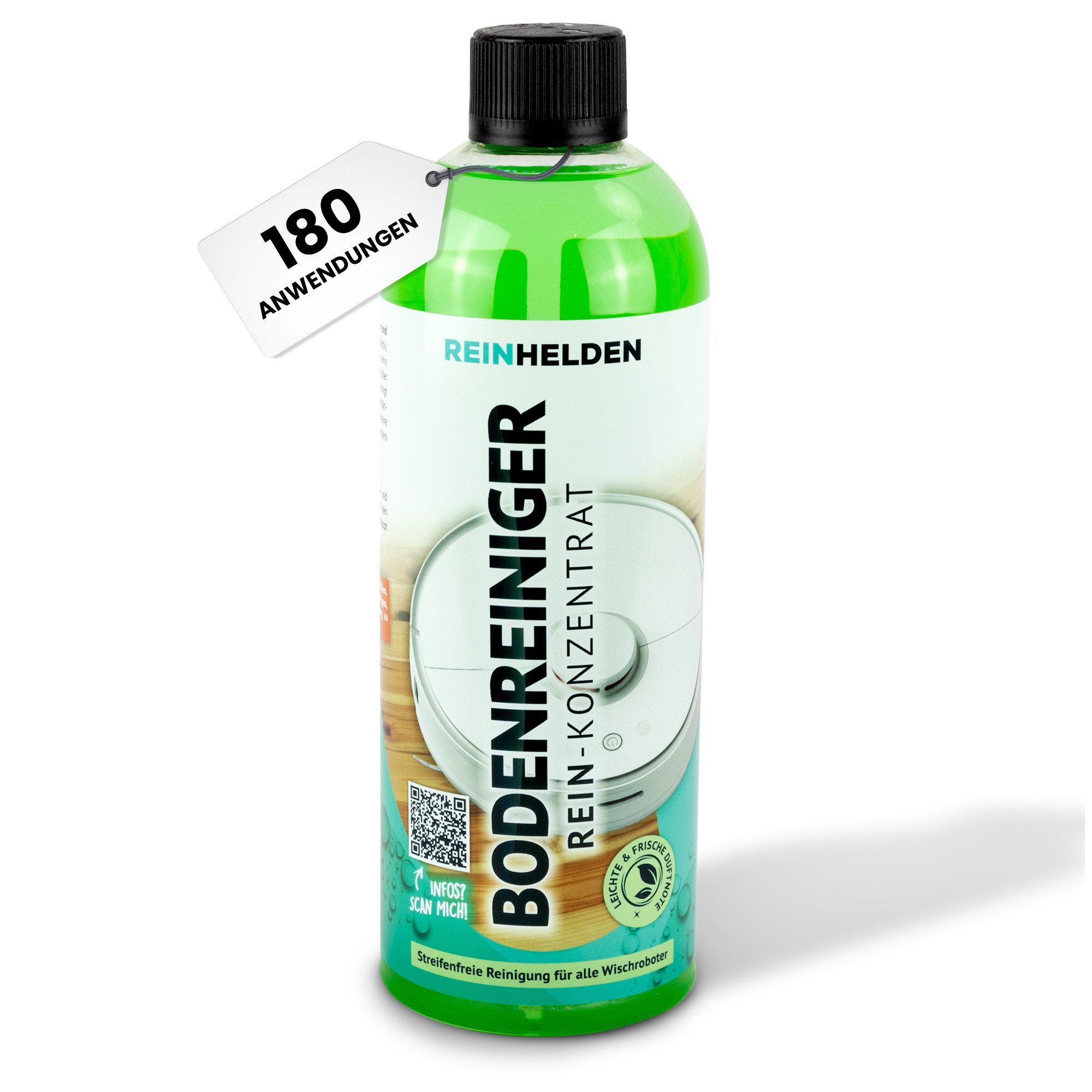 REINHELDEN REINHELDEN® Bodenreiniger für Wischroboter 750ml FRÜHLINGSWIESE Fussbodenreiniger (1-St)