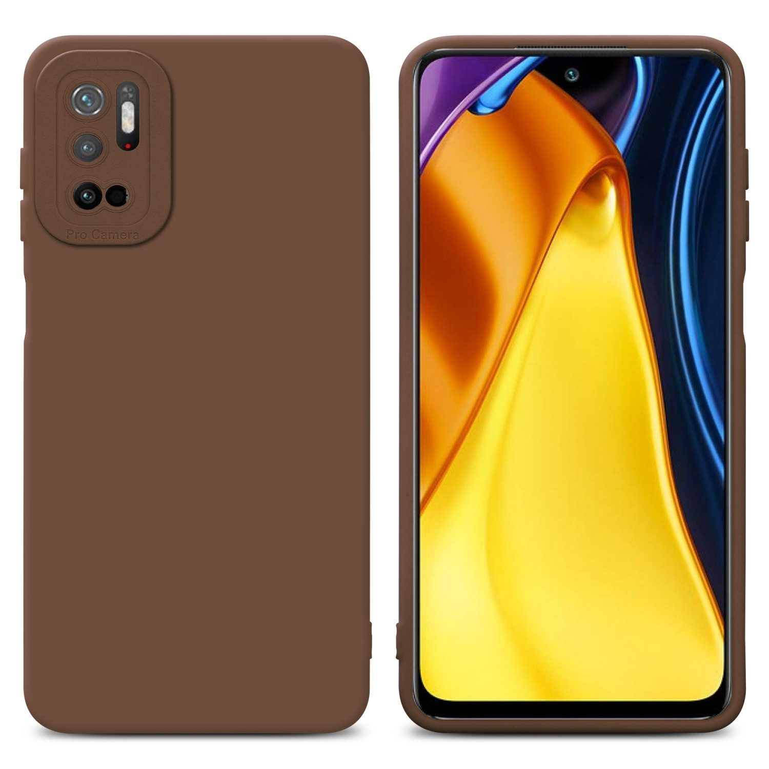 Cadorabo Handyhülle für Xiaomi RedMi NOTE 10 5G / POCO M3 PRO 5G Hülle Xiaomi RedMi NOTE 10 5G / POCO M3 PRO 5G, Hülle Schutzhülle TPU Silikon Case Cover