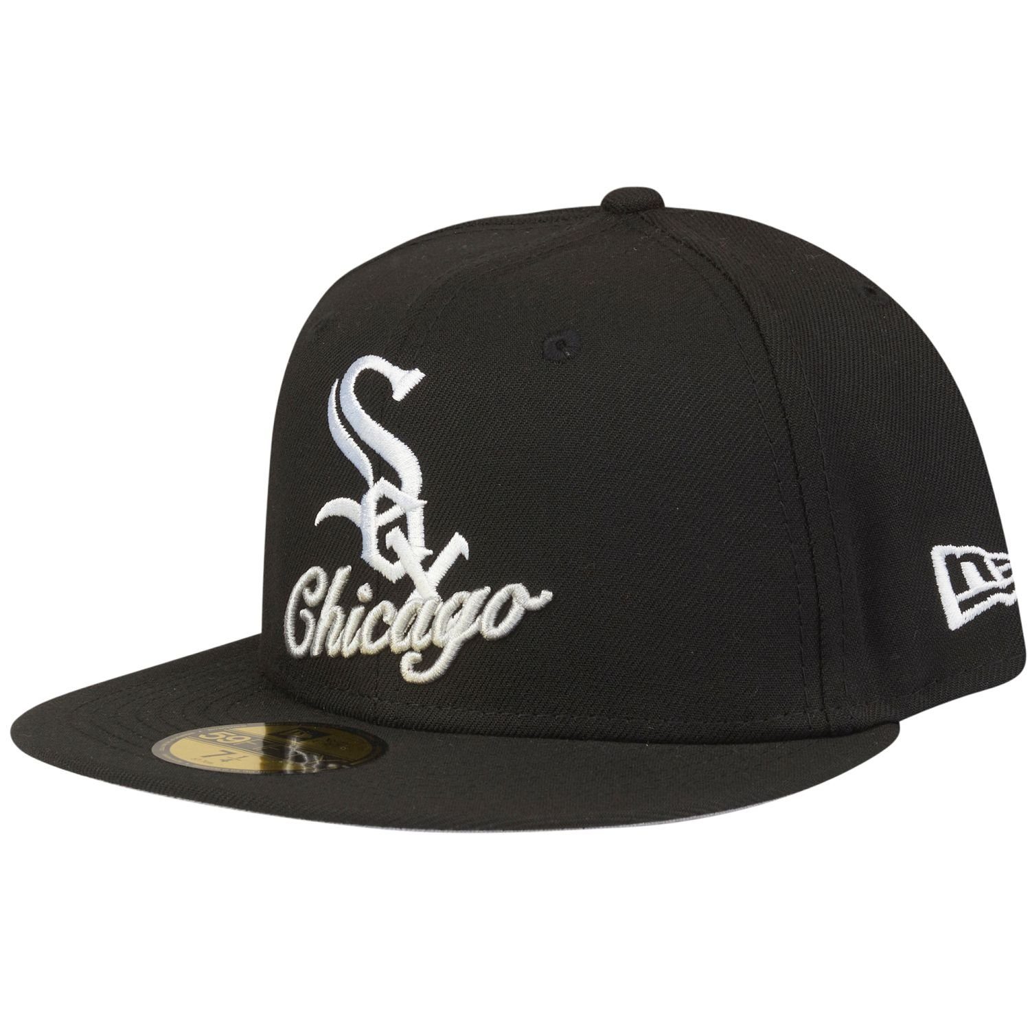 White Sox New Era 59Fifty Chicago LOGO Cap DUAL Fitted