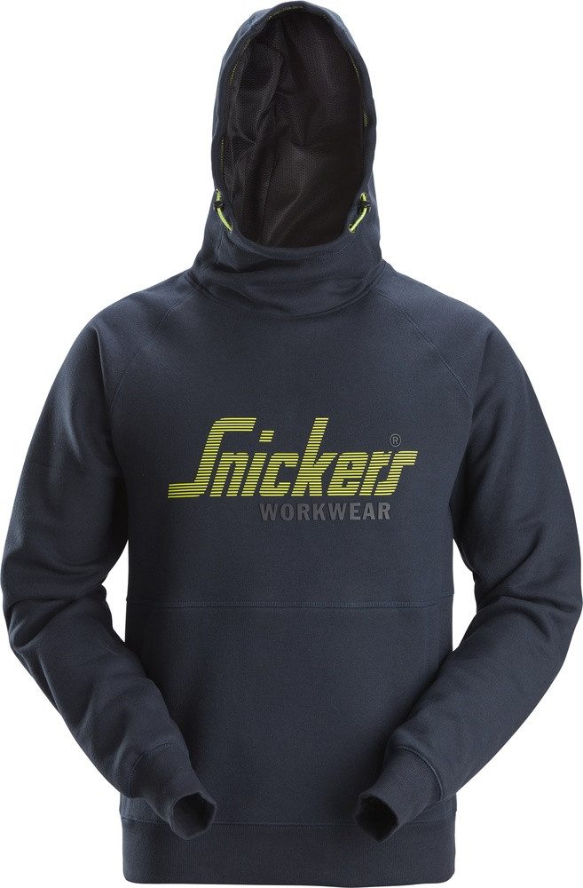 Snickers Workwear Rundhalspullover Logo Hoodie günstig online kaufen