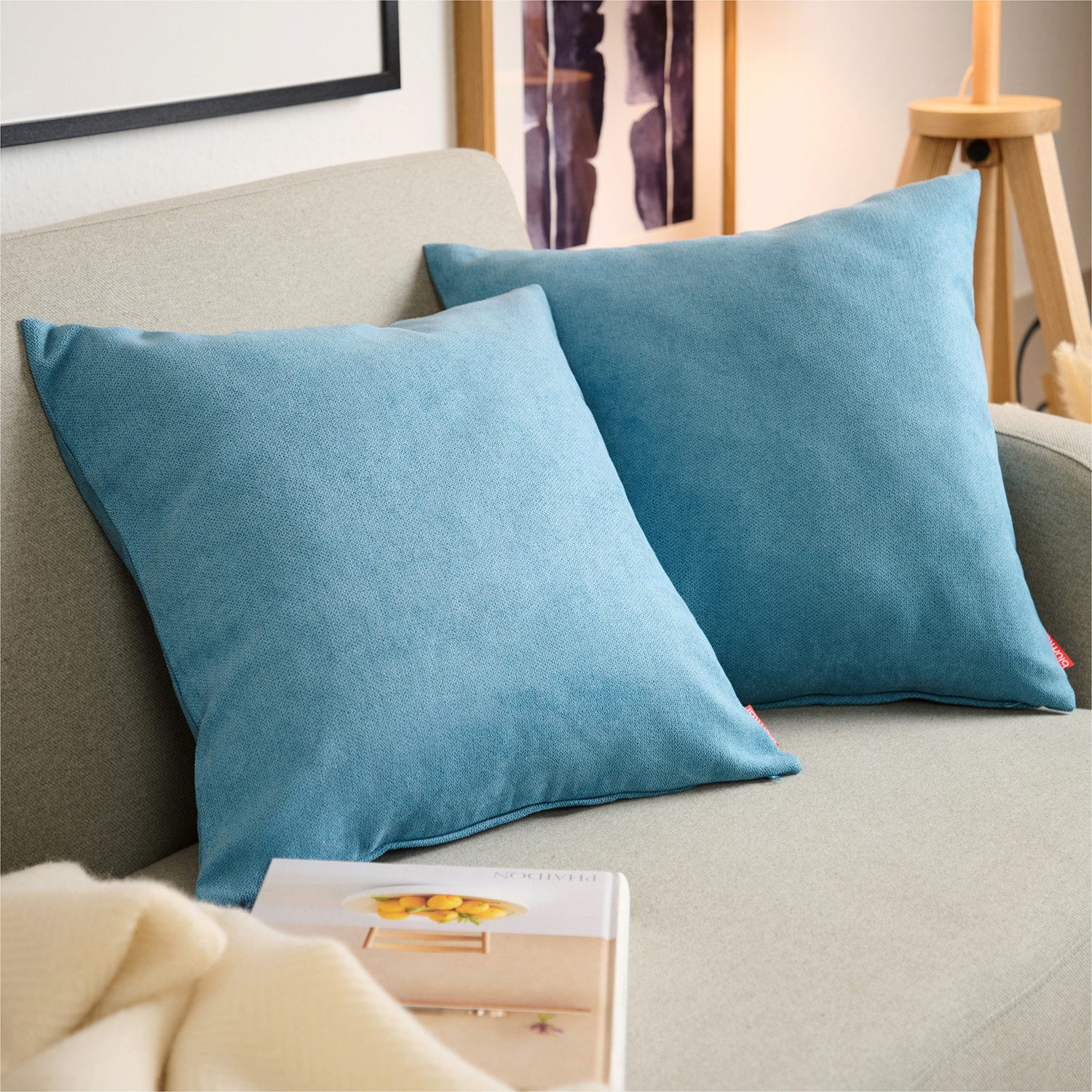 Blumtal Kissenbezug Chenille - Kuscheliges Zierkissen, (2 Stück), mit verst günstig online kaufen