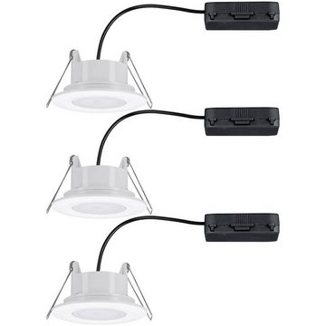 Paulmann LED Einbauleuchte LED Einbauleuchte Basisset schwenkbar IP65 rund, Dimmbar, Schwenkbar, Geringe Einbautiefe