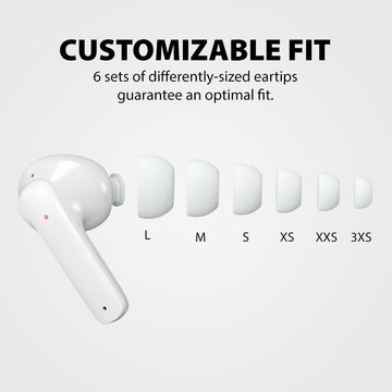 Avantalk Clan K2 - BT mit Lautstärkebegrenzung, Kabellose, anpassbare Passform In-Ear-Kopfhörer (Latenzfreies Audio- und Videoerlebnis für maximale Unterhaltung ohne Verzögerungen., geringe Latenz, 3 EQ-Modi Niedliche, Ohrhörer für Jungs & Mädchen)