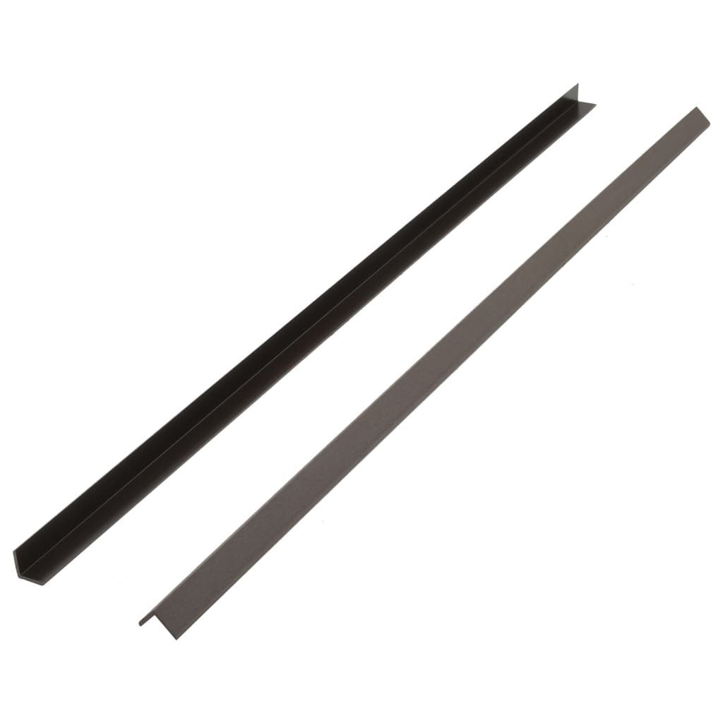 Terrassen-winkelleisten 5 Stk. Wpc 170 Cm Dunkelbraun günstig online kaufen