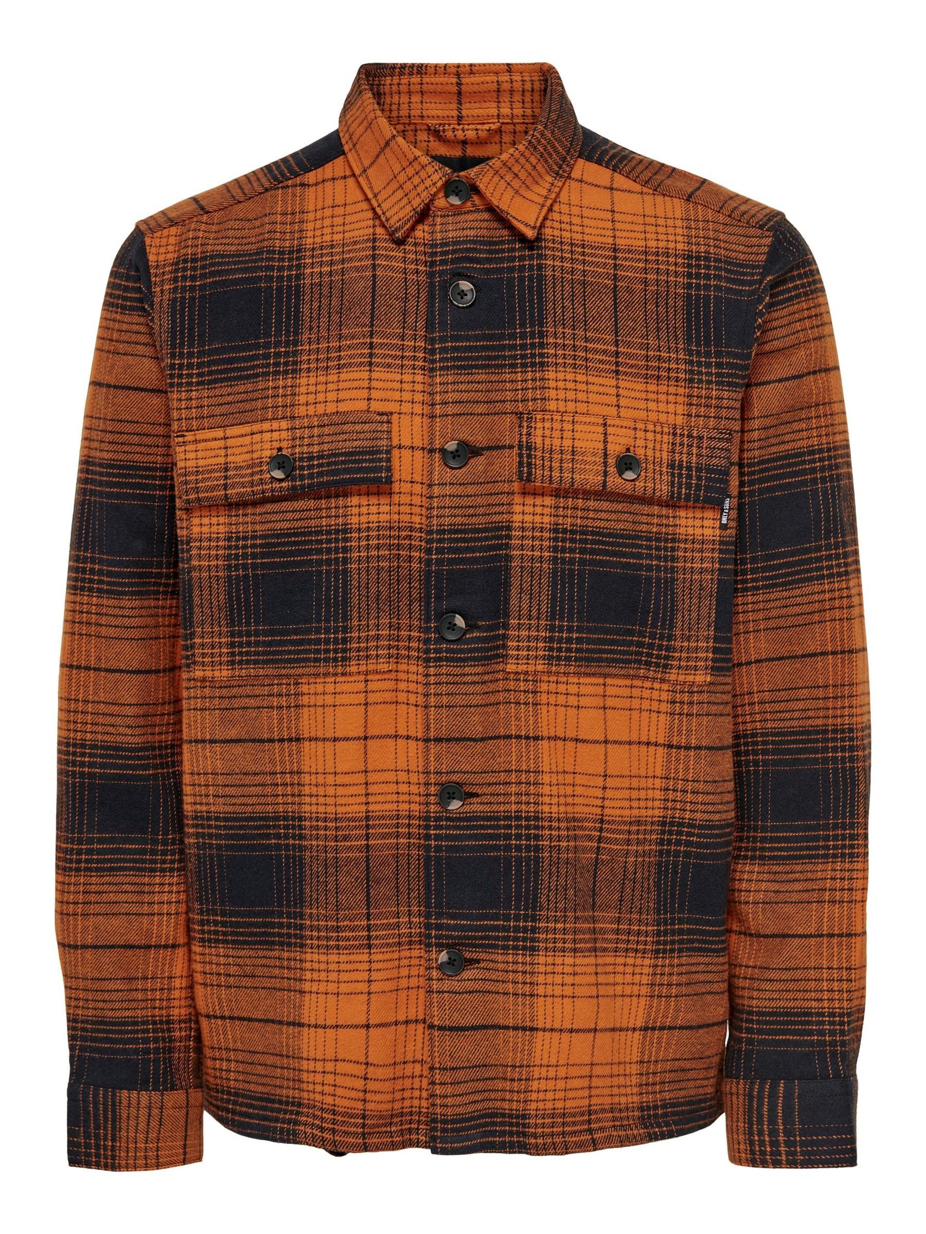 Langarmhemd Flanellhemd Shacket ONSBAZ